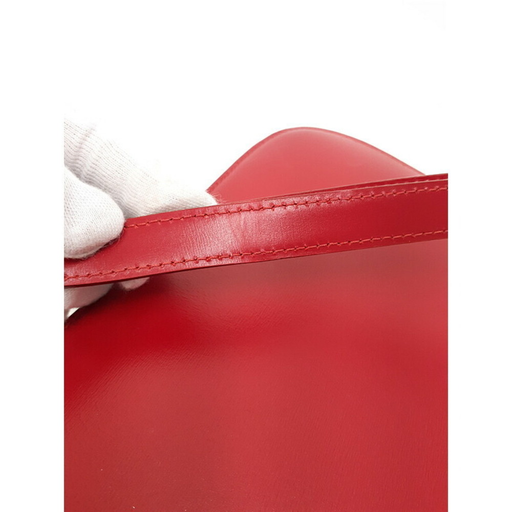 Celine Classic Flap Shoulder Bag Red - Picture 8 of 9